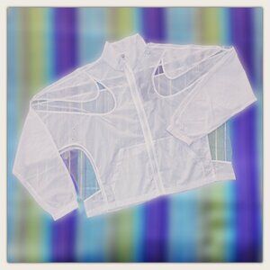 NWT Nike Sportswear (NSW) Air Max Woven Jacket - CZ8284-100 - White - Women's XL